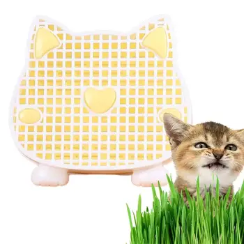Ladica za sijačica od mačje trave | Posude za uzgoj Ladica za klijanje bez tla | Višeslojne seeder od mačje trave za poboljšanje probave, kod mačaka P